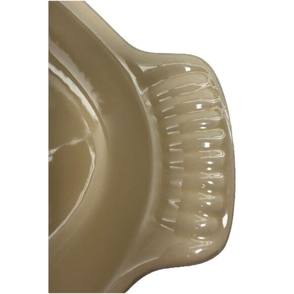 Le Creuset 13-14 Oval Stoneware Baking Dish Marine Blue 2.6 Qt NEW Unused France - Picture 7 of 9